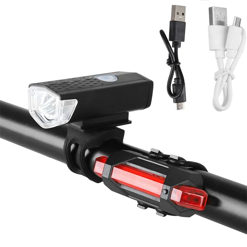 Fahrrad Lichter Set LED Vorne und Hinten Lichter USB Aufladbare – Bild 2