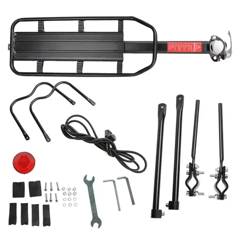 Fahrrad-Gepäckträger, Fahrradtaschenhalterung, geeignet für 20-29 Zoll – Image 4