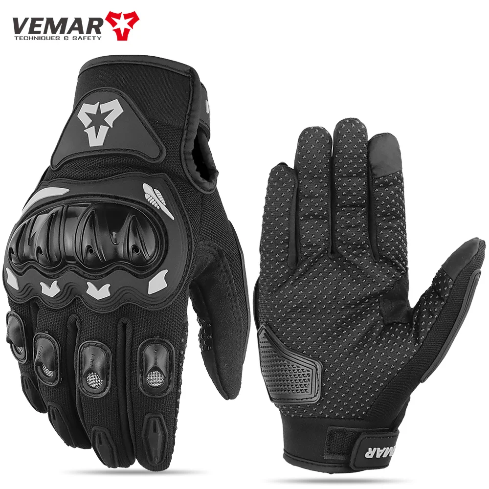 Sommer Motorrad Handschuhe Männer Frauen Voll Finger Touchscreen Motocross Racing Handschuhe Motorrad Fahrrad
