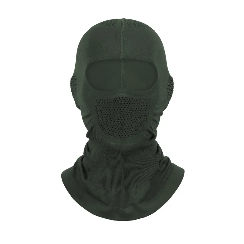 Herren Elastische Atmungsaktive Fahrrad-Vollgesichtsmaske Outdoor Motorrad Ski Sturmhaube Fahrradhelm