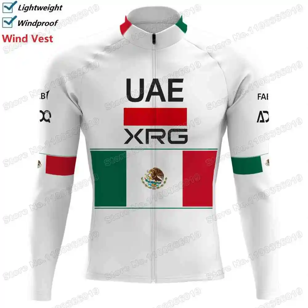 VAE Team UAE Wind weste Männer Fahrrad jacke wind dicht Rennrad – Image 3