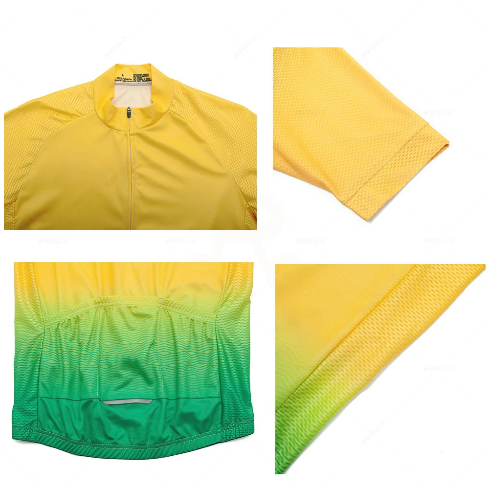Radfahren Jersey Set Kurzarm für Männer Anti-Uv Bike Jersey Sets BH – Image 3