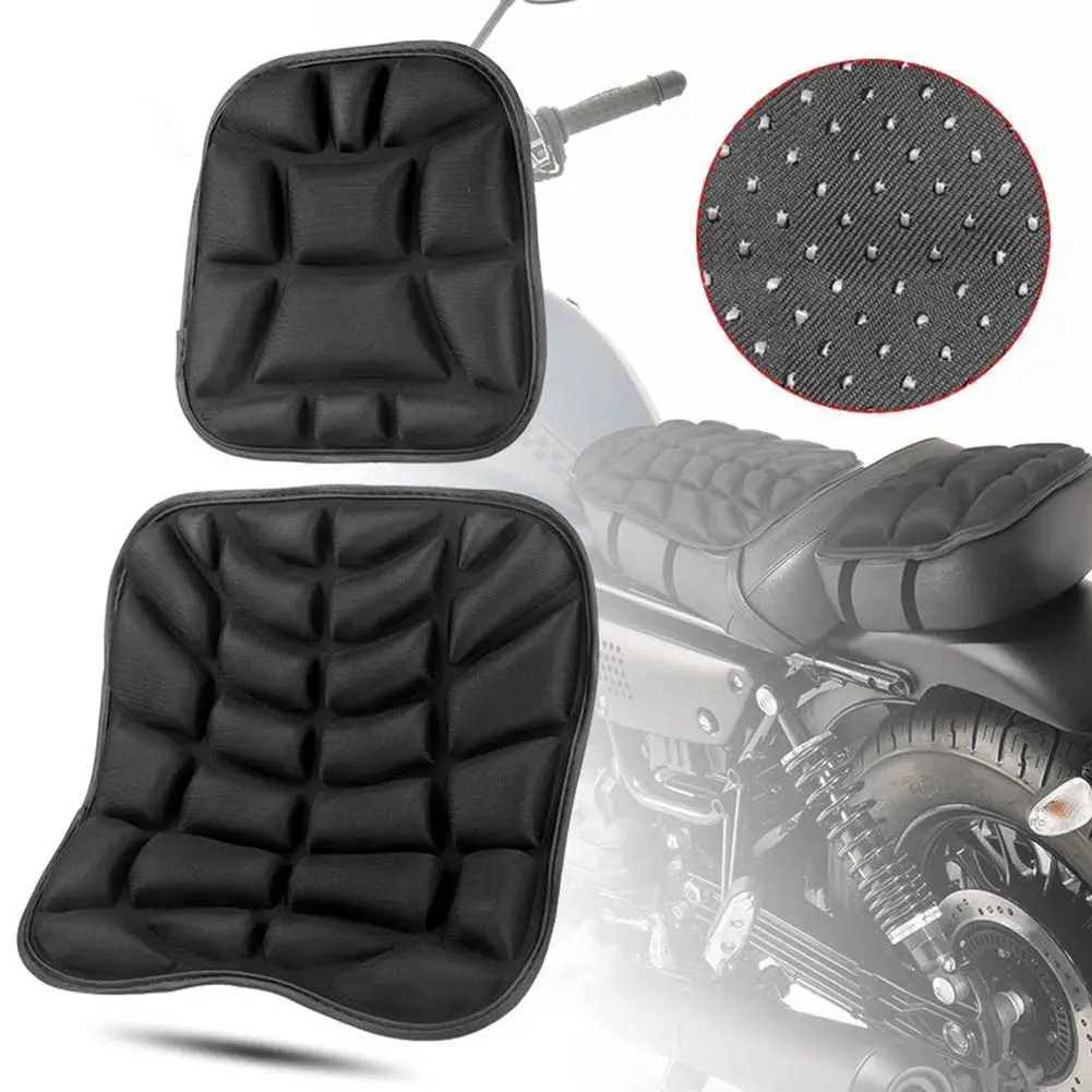 Motorrad-Sitzkissen, 3D-Gel, atmungsaktiv, stoßdämpfend, Komfort – Bild 4