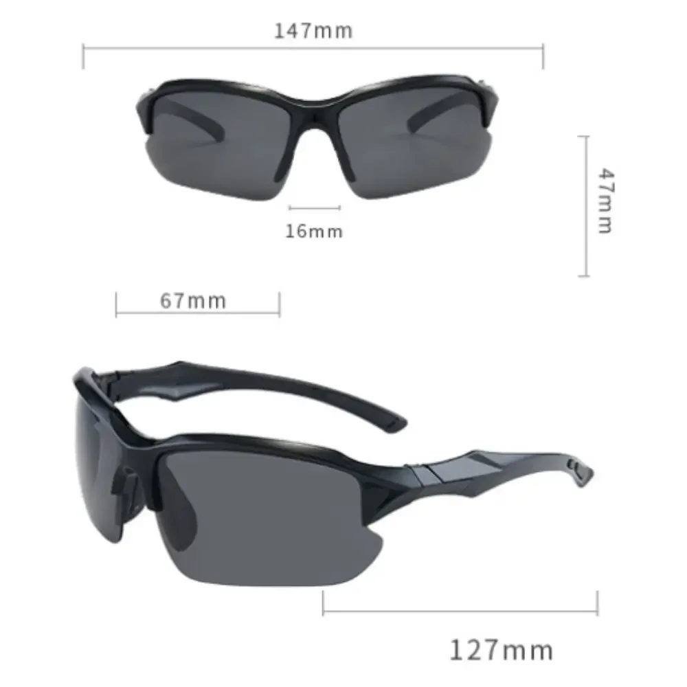Fahrrad-Sonnenbrille für Herren Sport-Outdoor-Brille Hochauflösend – Immagine 4