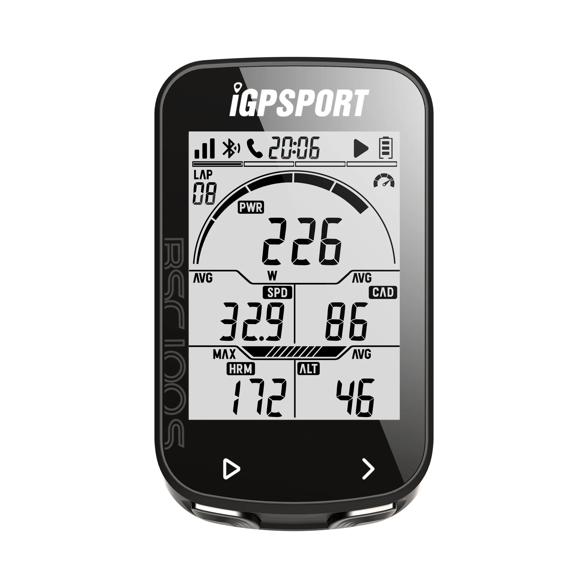 GPS-Fahrradcomputer IGPSPORT BSC100S Zyklus Drahtloser Tachometer Fahrrad Digitale Stoppuhr Radfahren