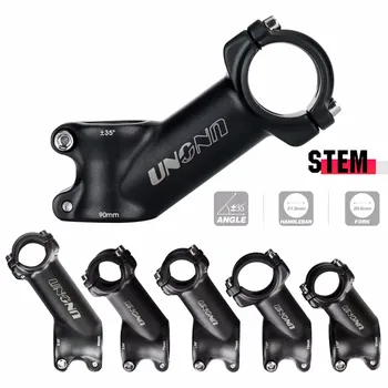 Fahrrad Vorbau Riser Aluminium Legierung Fahrrad Lenker Vorbauten Schwarz MTB Vorbau 35 Grad Für 25,4/31,8mm