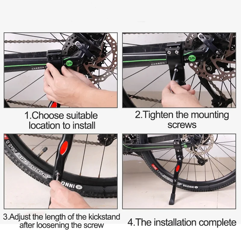 Universeller Fahrradständer, verstellbarer Seitenständer – Image 4