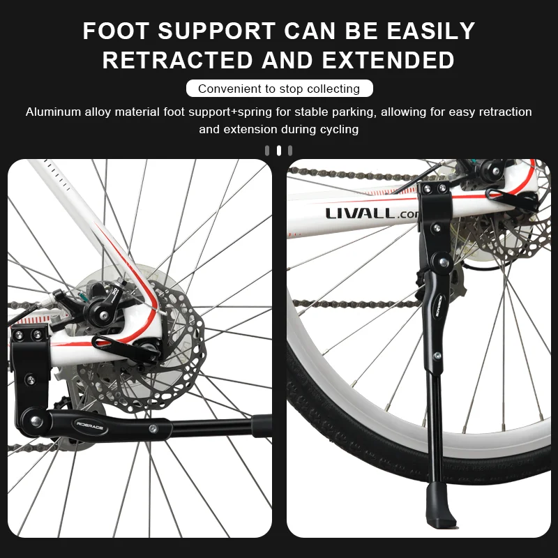 Fahrradständer, hochfeste Aluminiumlegierung, verstellbar, solide – Immagine 4