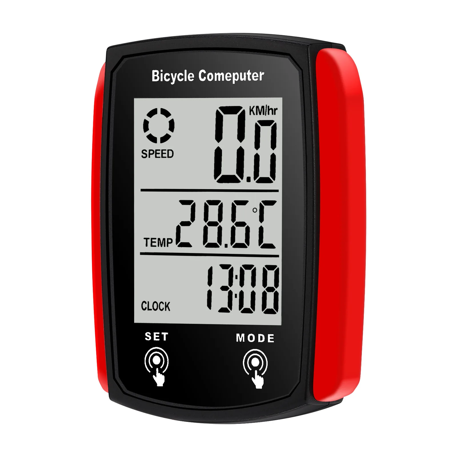Fahrradcomputer LCD Digital Wired Radfahren Computer Tacho Fahrrad – Image 4