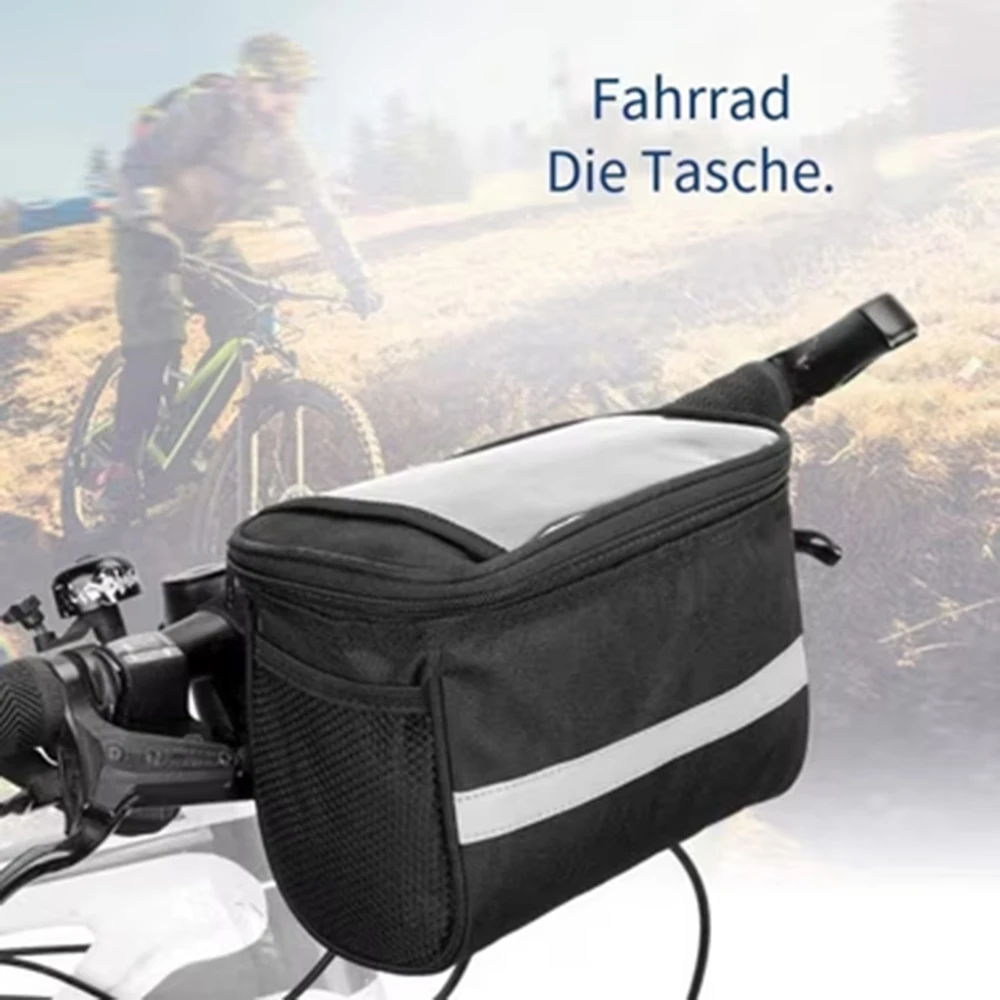 Fahrrad Tasche MTB Fahrrad Lenker Taschen Multifunktions Rahmen Pannier Reiten Front Tasche Radfahren Zubehör