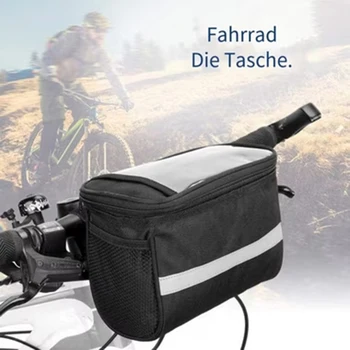 Fahrrad Tasche MTB Fahrrad Lenker Taschen Multifunktions Rahmen Pannier Reiten Front Tasche Radfahren Zubehör