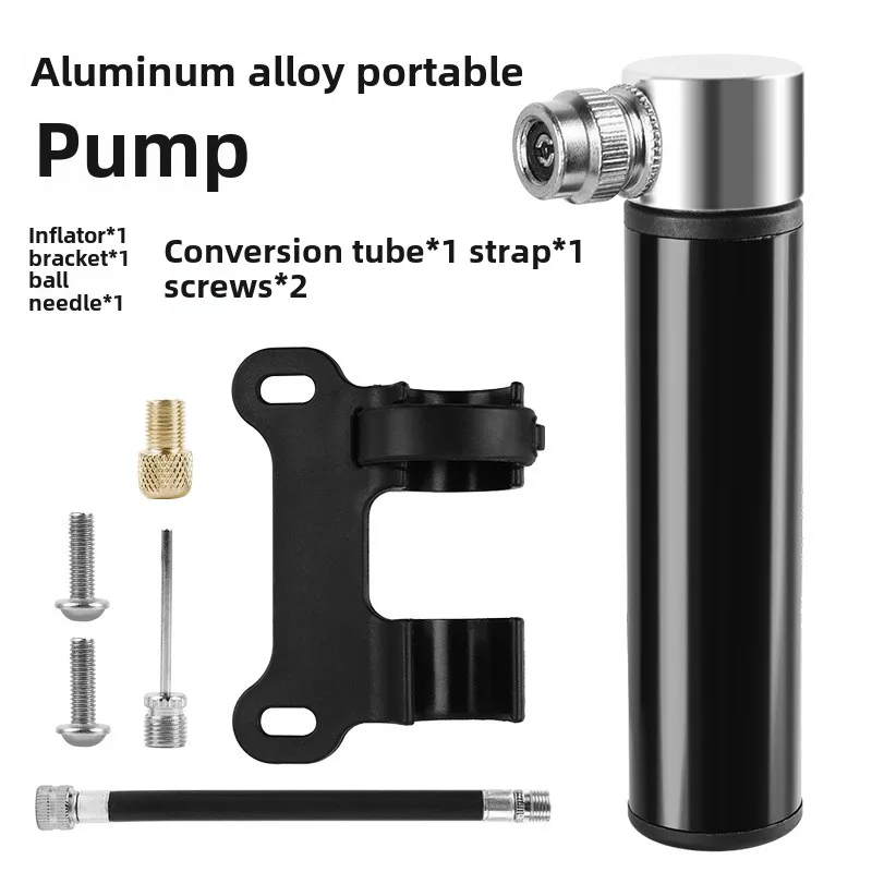 Tragbare Mini Fahrrad Pumpe Aluminium Legierung Radfahren Hand Luftpumpe Ball Reifen Inflator Schrader Presta