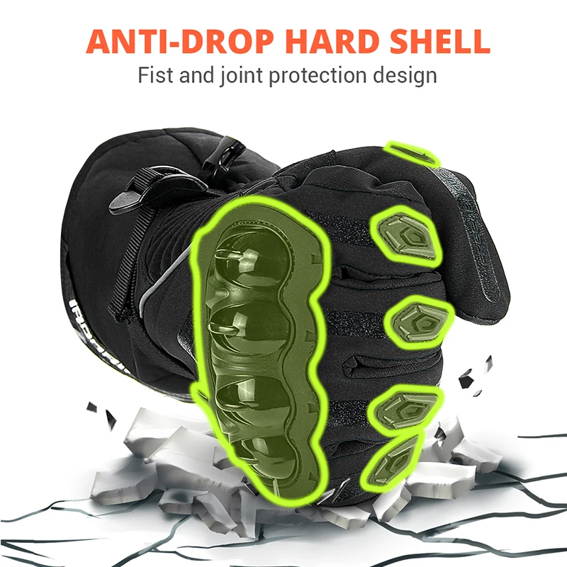 Motorrad Handschuhe Touchscreen Motocross Wasserdicht Winddicht Schutz – Bild 4