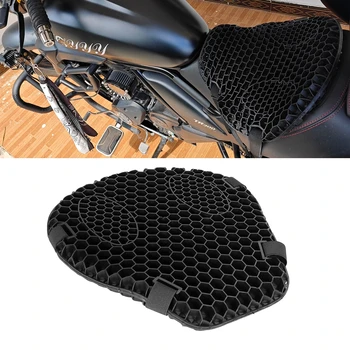 Motorrad-Wabengel-Sitzkissen 3D-Netzgewebe Komfort-Autobike-Entlastungshülle Stoßdämpfende Entlastungskissen