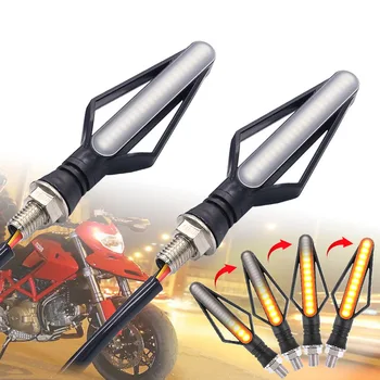 Motorrad LED Blinker Richtungs anzeigen blinken hinten Heck bremse Blinklicht Stopps ignal Licht Motorrad Drl