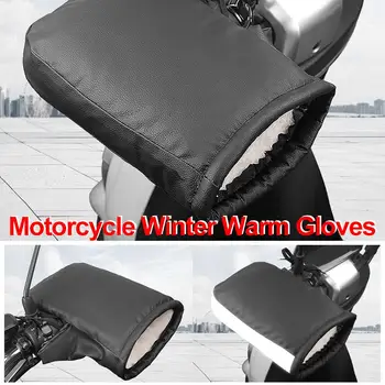 Motorrad-Lenkerhandschuhe Winddichte Winterhandschuhe Wärmer Wasserdichte Handmuffs Fahrrad-Lenkerabdeckung