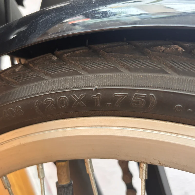 20x1,75/1,95 Zoll Klappbarer Fahrrad-Schutzblech-Set - Vorder – Image 6