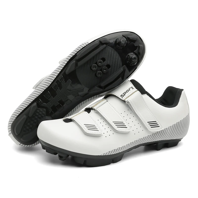 Herren- und Damen-Fahrradschuhe, MTB-Schuhe, Fahrradschuhe mit Klettverschluss, Rennradschuhe, selbstsichernde