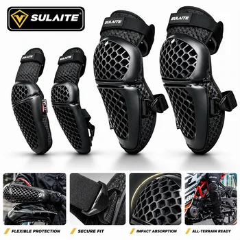 Motorrad Knie Pads Motocross Knie Brace Mesh Motorrad Ellenbogen Protector Sport Knie Pads Kreuz Schutze