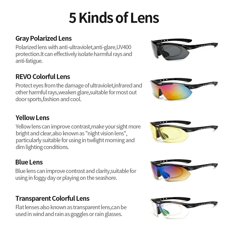 Fahrradbrille für Herren, Damen, Herren, Outdoor-Sport – Image 3