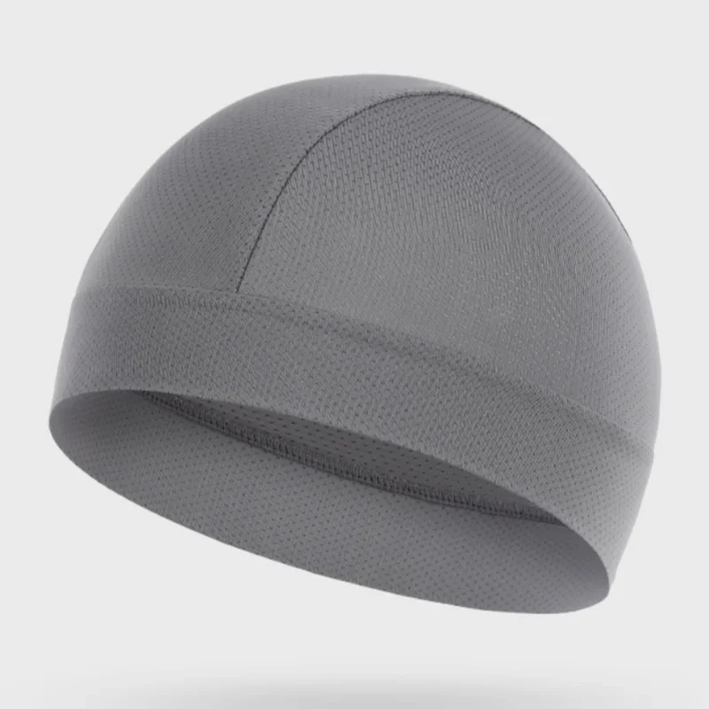 Fahrrad- und Motorradhelm-Innenfutter, Kopfwickel, Mütze, schnelltrocknend, atmungsaktiv, Mesh, Laufmütze