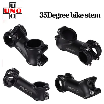 UNO MTB Bike Vorbau Steig Aluminium Legierung Fahrrad Lenker Vorbau 35 Grad für 25.4/31,8mm Radfahren