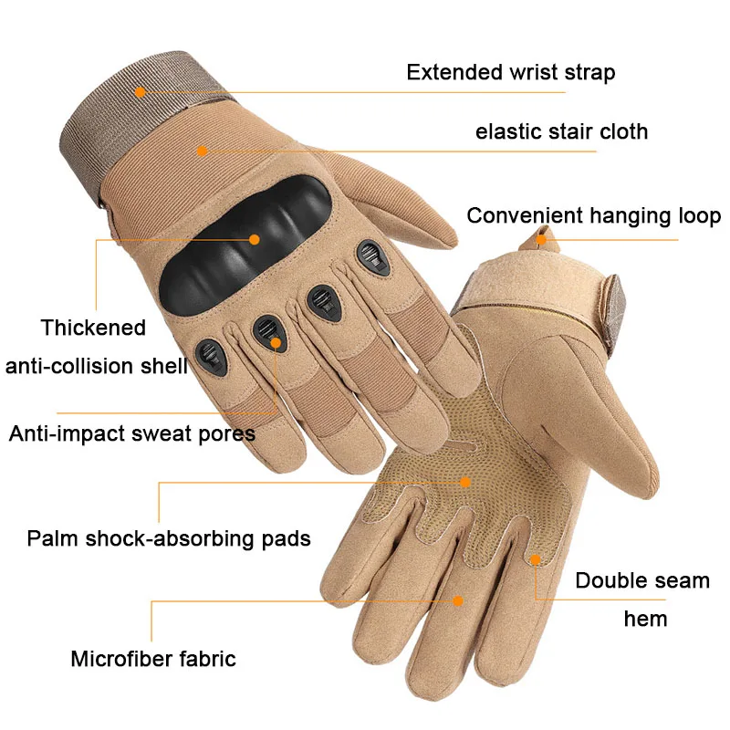 Motorradhandschuhe mit Touchscreen-Funktion, Atmungsaktive – Bild 3