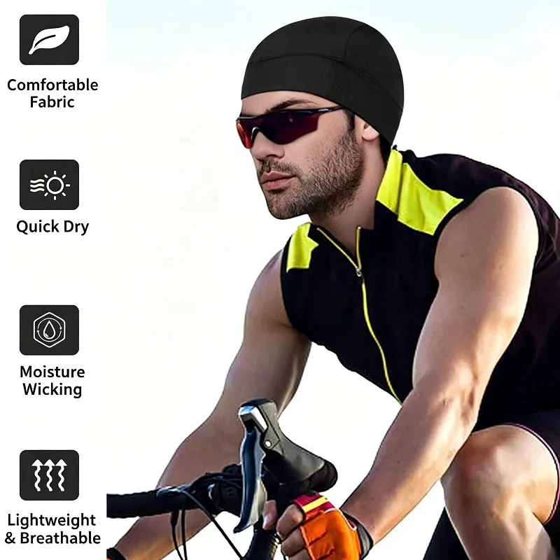 Unterhelmmütze, Belüftete Schweißableitende Leichte Motorrad – Image 4