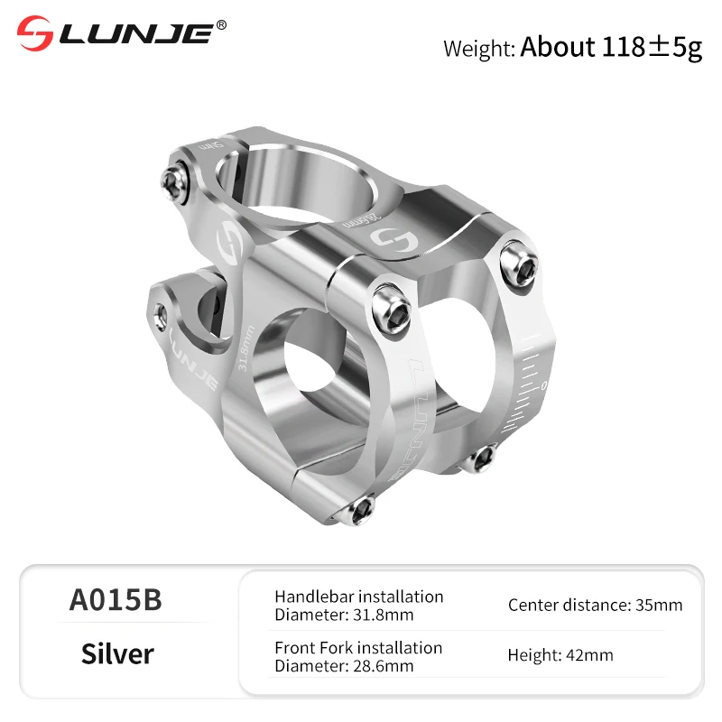 Lenker Vorbau MTB Rennrad Vorbau Aluminium Legierung Ultraleicht Hohe festigkeit Kurze 31,8 MM Fahrrad CNC