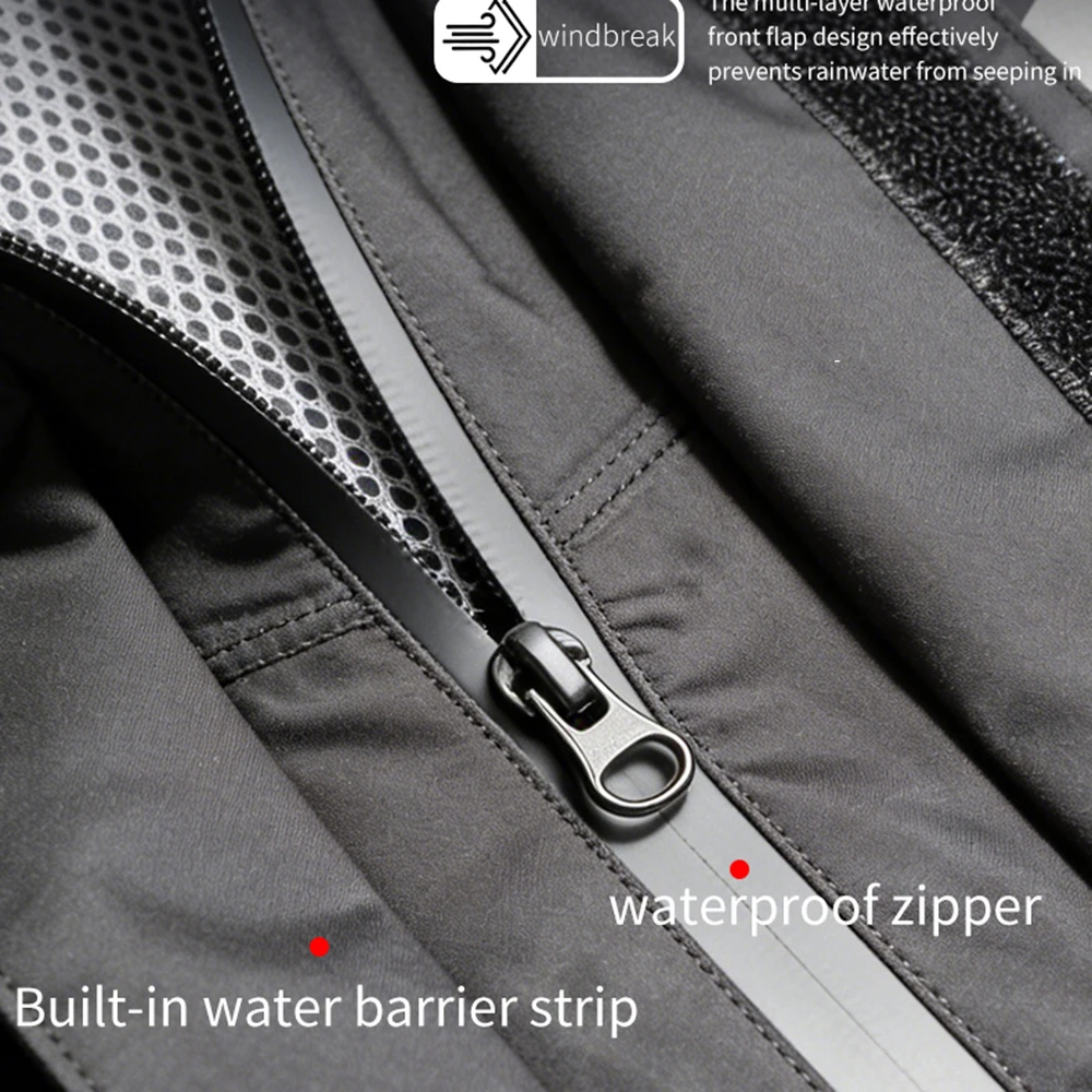 Regenjacke und -hose, Motorrad-Regenanzug, Regenmantel für Camping – Immagine 4