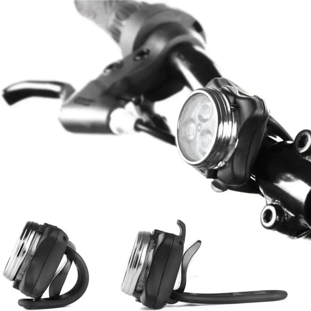 USB wiederaufladbares Fahrradlicht-Set, superheller Frontscheinwerfer – Bild 3