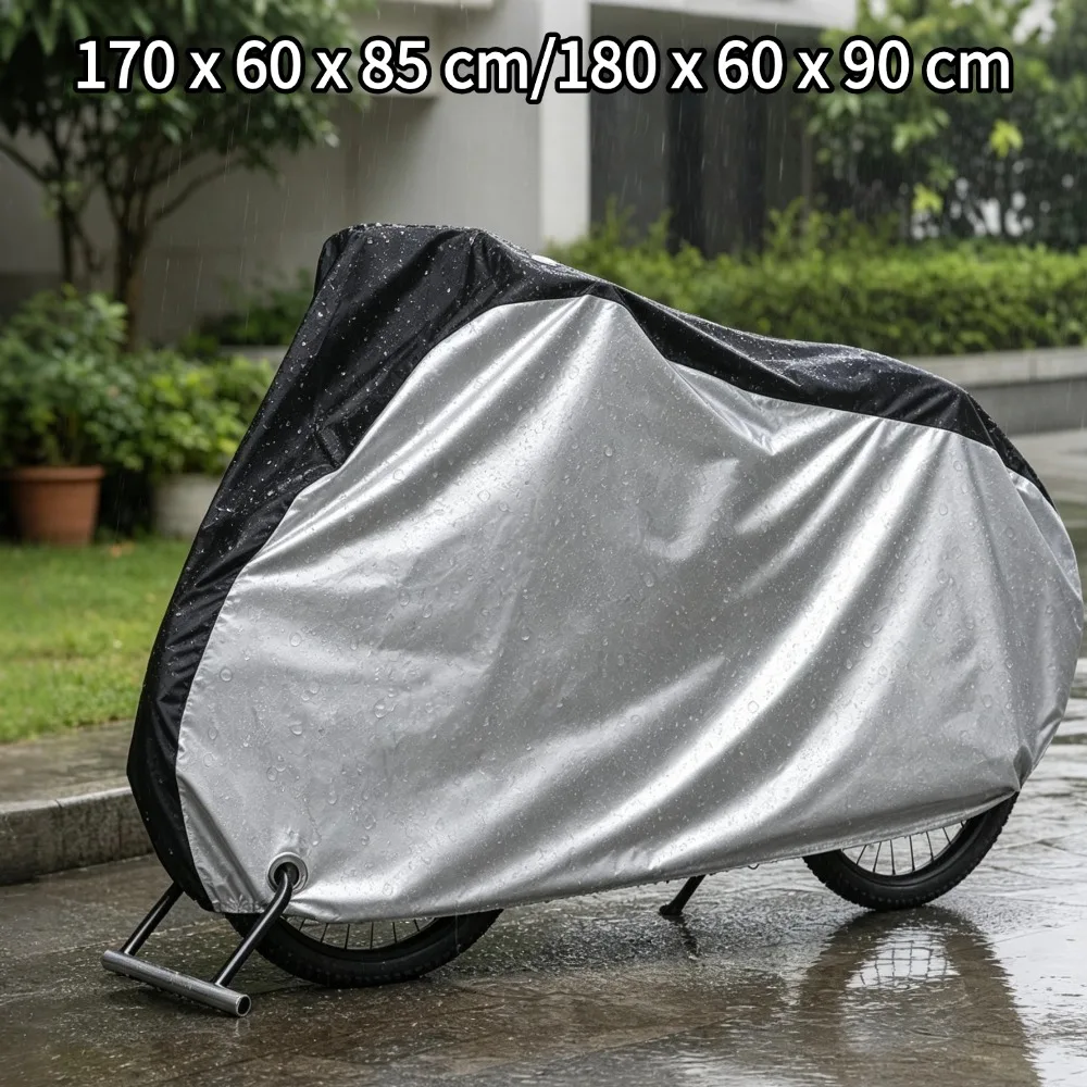 Motorradabdeckung, verdickte, wasserdichte Fahrradabdeckung, Regen- und Schneeabdeckung, staubdicht