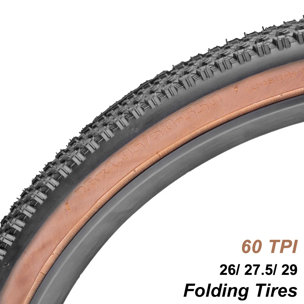 MTB Langlebige faltbare Fahrradreifen Grippy XC Trail Fahrradreifen Hochleistungs-60TPI Pannensicher 26 27,5