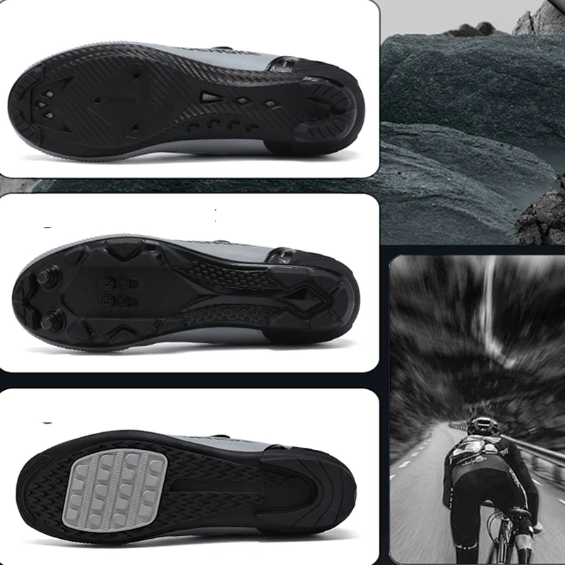 Radsportschuhe MTB Rennrad-Stiefel Cleats Schuh Rutschfeste – Image 5