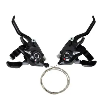 Mountainbike Shifter EF51-7 /EF51-8 MTBs Fahrrad Bremshebel Shifter Set Aluminium Legierung 3x7/3x8