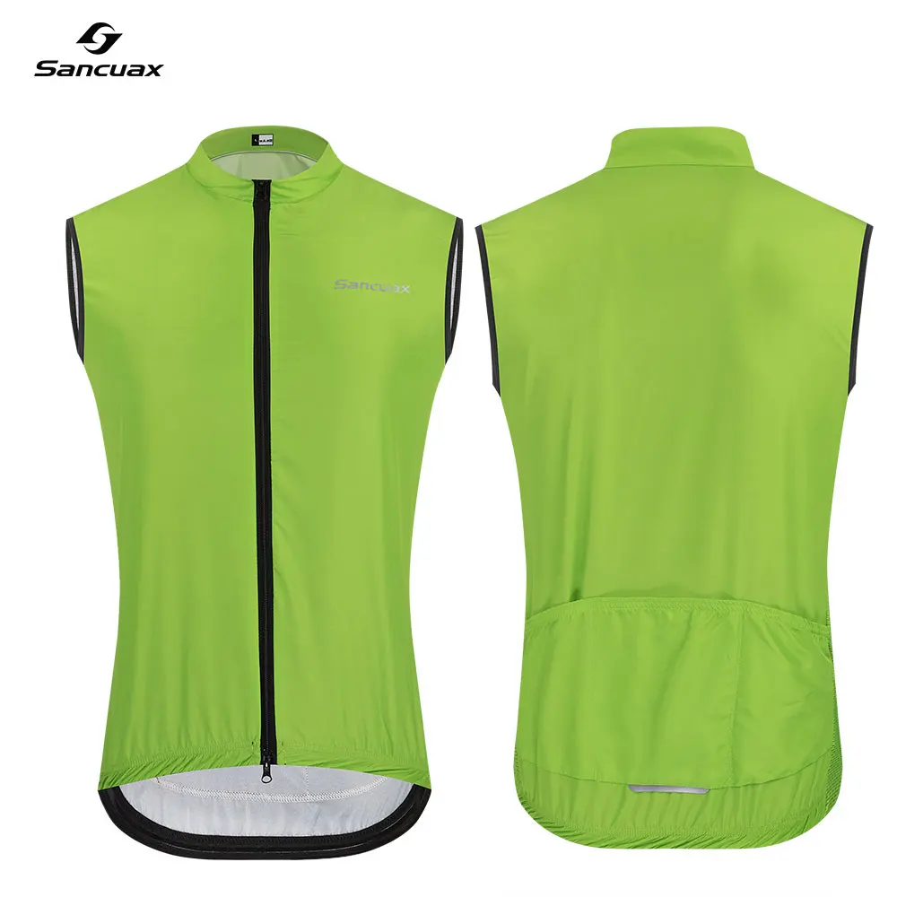 Winddichte, ärmellose Fahrradjacke für Herren und Damen, Fahrrad-Sweatshirt, Outdoor-Jacken, MTB-Windjacke