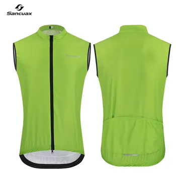 Winddichte, ärmellose Fahrradjacke für Herren und Damen, Fahrrad-Sweatshirt, Outdoor-Jacken, MTB-Windjacke
