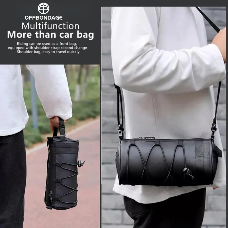 Fahrradtasche für den Lenker, tragbare 2,5L Große Multifunktionale – Bild 4