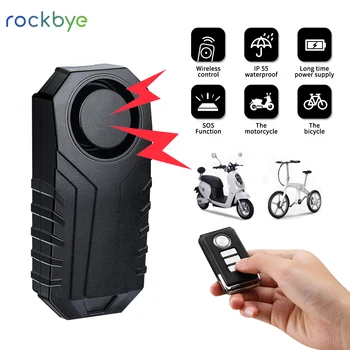 Rockbye Fahrrad alarm Sicherheits schloss mit drahtloser Fernbedienung Anti-Diebstahl Fahrrad Motorrad Alarms