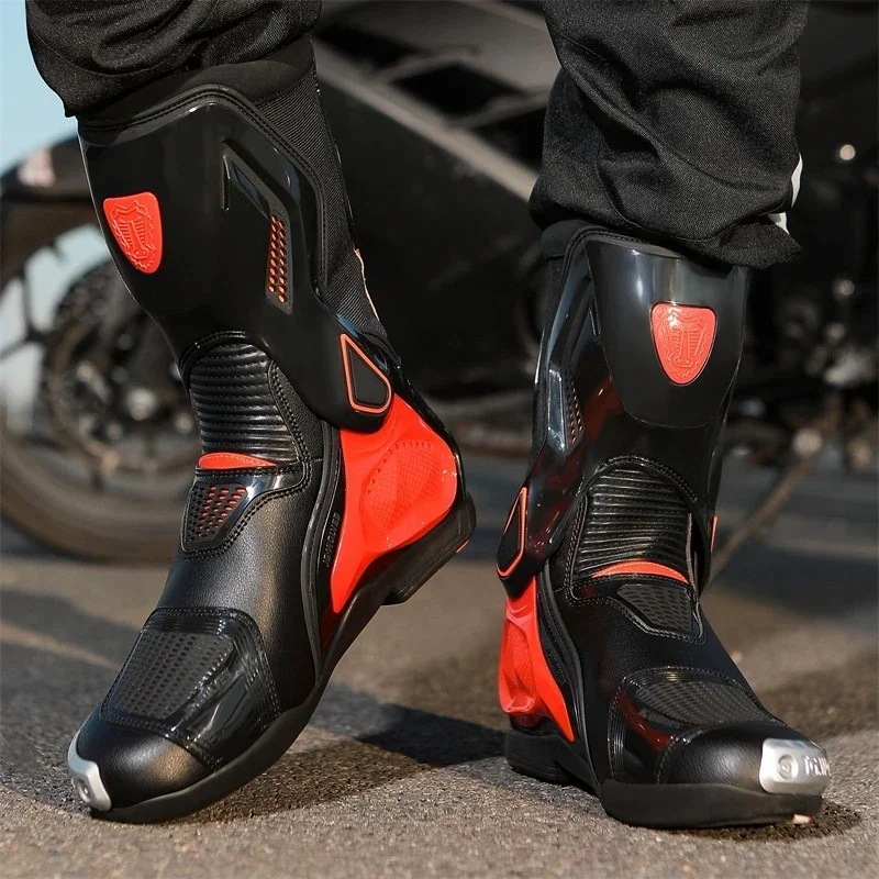 Motorradstiefel Racing Off-Road-Schuhe Kreative rutschfeste – Immagine 5