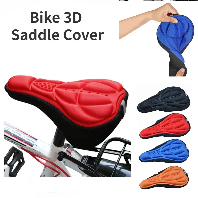 MTB Fahrrad 3D Sattel Abdeckung Bequeme Schaum Sitzkissen Sattel Atmungsaktive Super Weiche Sitz Radfahren