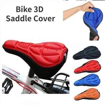 MTB Fahrrad 3D Sattel Abdeckung Bequeme Schaum Sitzkissen Sattel Atmungsaktive Super Weiche Sitz Radfahren