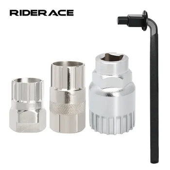 Fahrrad-Reparatur-Werkzeug-Set, Fahrrad, 8 mm Inbusschlüssel mit Umwandlung, 4 quadratische Kappen, Freilauf