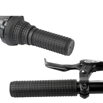 1 paar Fahrrad Lenker Griffe TPR Gummi Für Twisting Shifter Mountainbike 22,2mm Bar Nicht-slip Fahrrad Griff