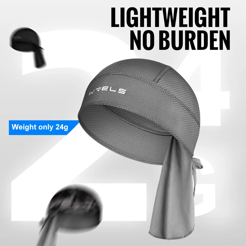 WRELS Fahrradmütze unter dem Helm, schnell trocknend, Sommer-Kühlhelm – Image 4
