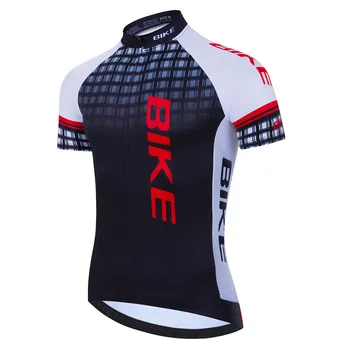 Herren Kurzarm-Fahrradtrikot Sommer-Radsport MTB Bike T-Shirt Outdoor-Radtrikot Fahrradbekleidung