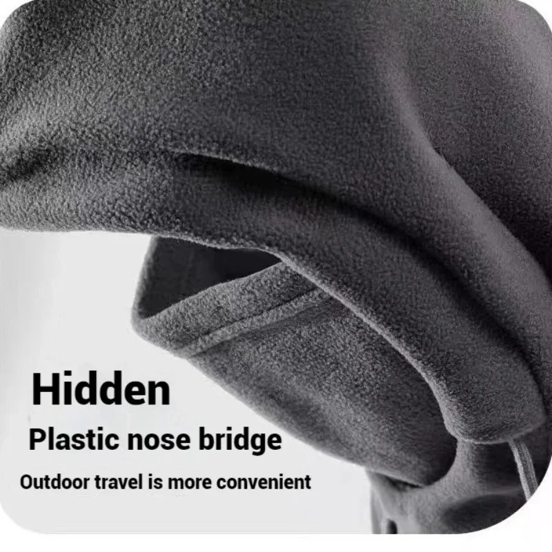 Motorrad Winter Thermo Halswärmer Outdoor Fleece Sturmhaube Schal – Image 3