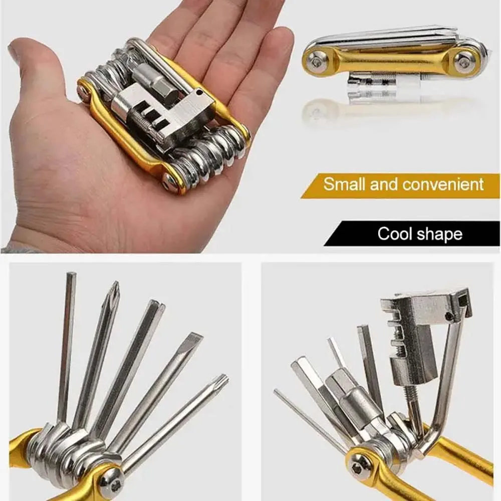 11-in-1 Fahrrad-Reparatur-Werkzeug-Set – Image 4