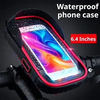Wasserdichte Fahrrad- und Motorrad-Handyhalterung, 360 ° Drehbare Universelle Smartphone-Halterung