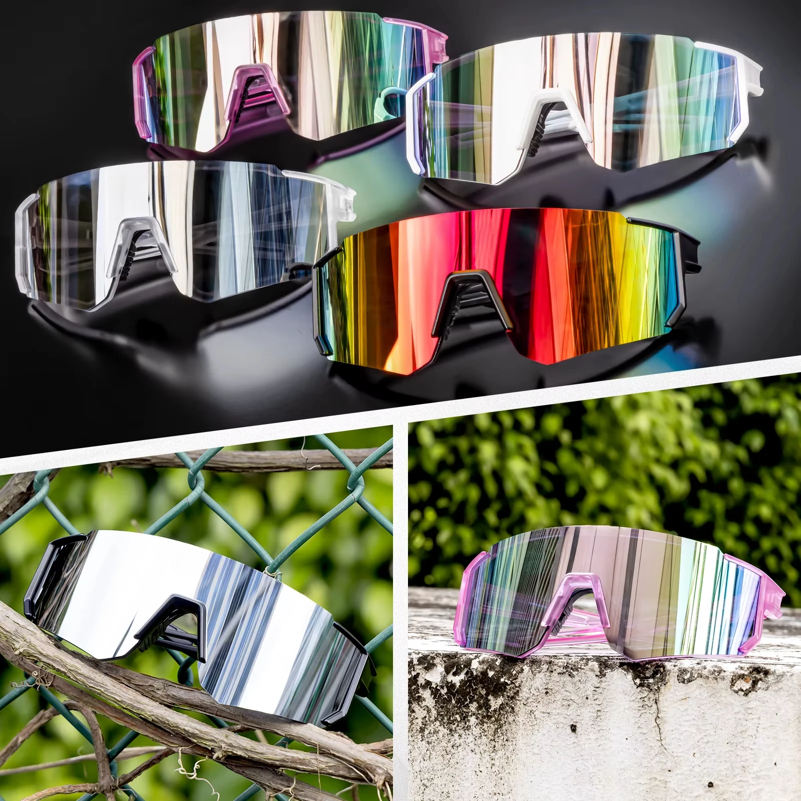 Fahrradbrille für Männer und Frauen - UV400-Fahrradsonnenbrille – Image 3